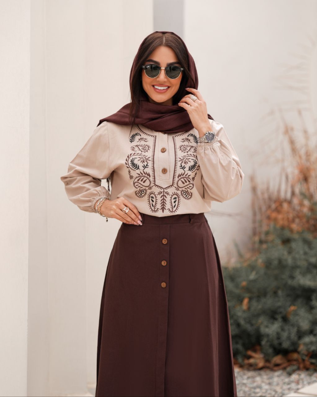 بلوز دامن ترمه