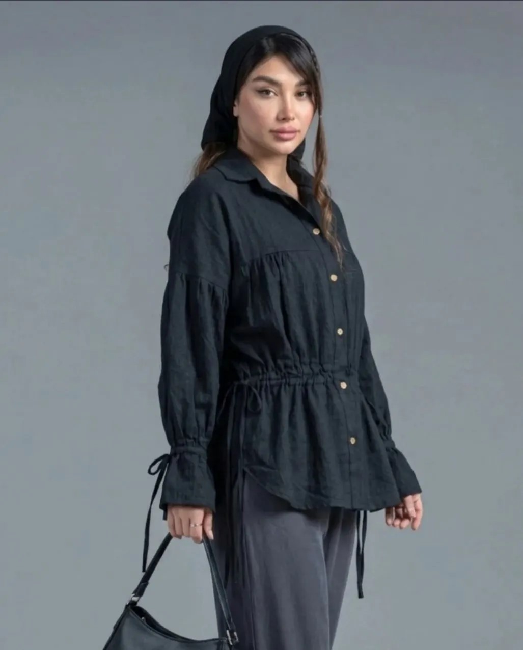 لنین بندی مشکی محرمی